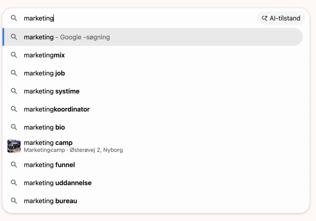 google suggest