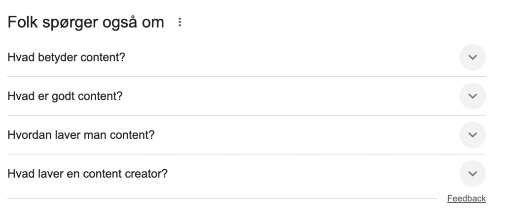 google suggest contentt