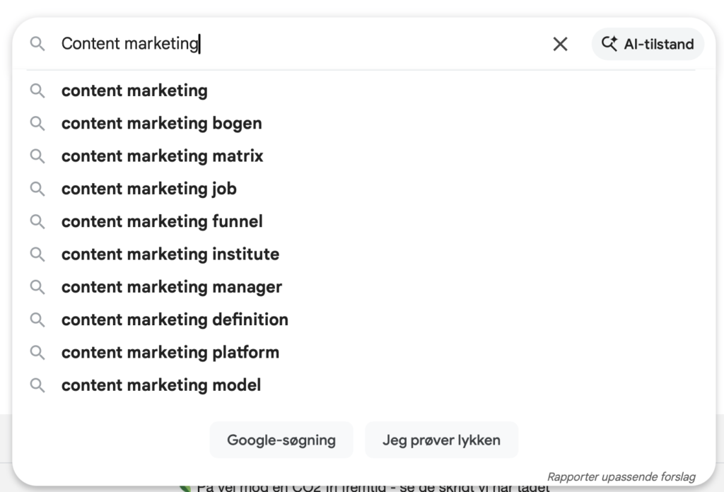 google suggest