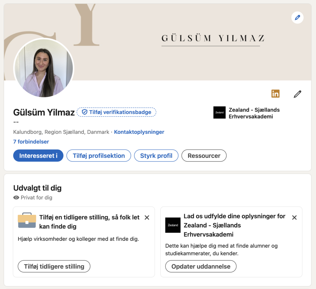 linkedin profil